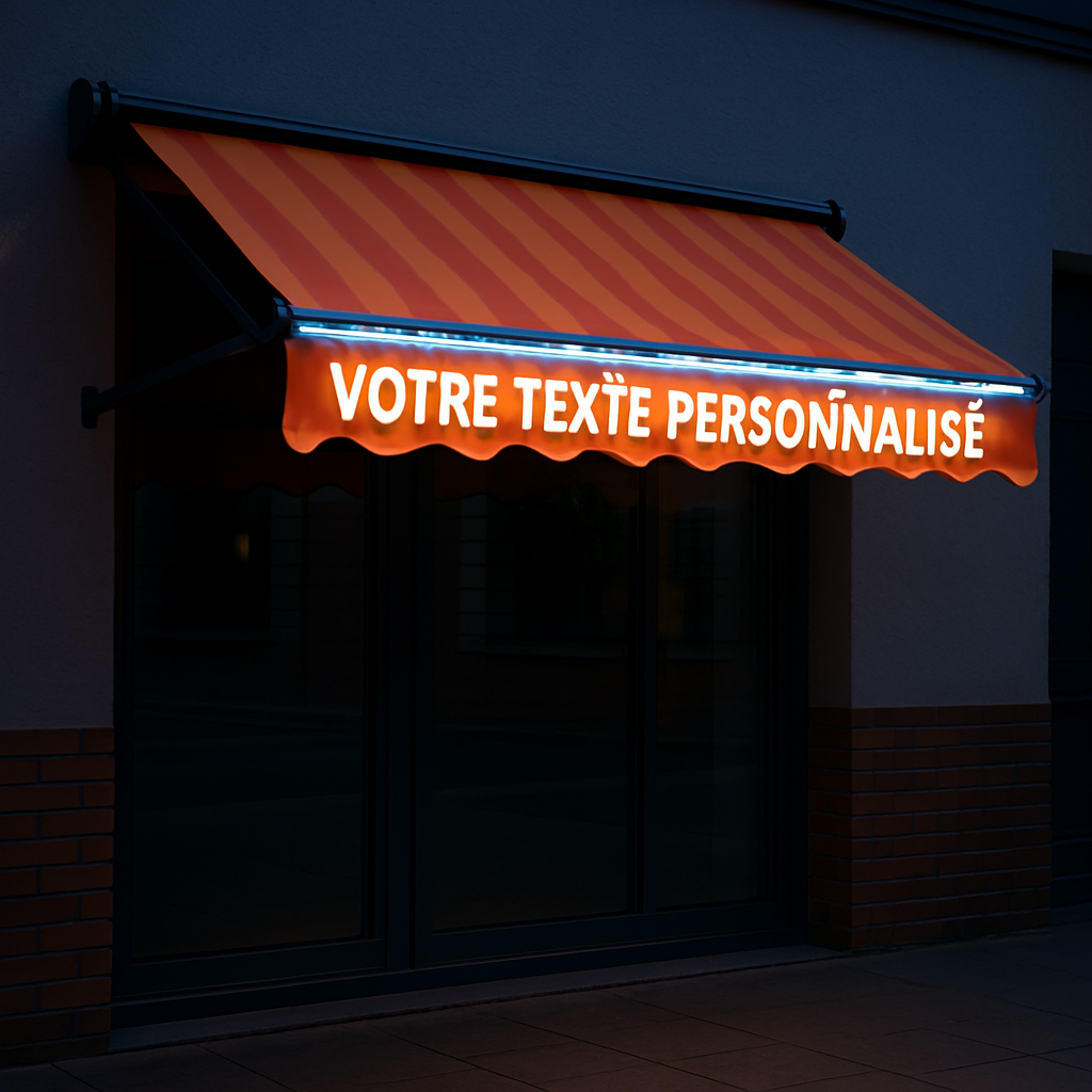 Store banne personnalisé